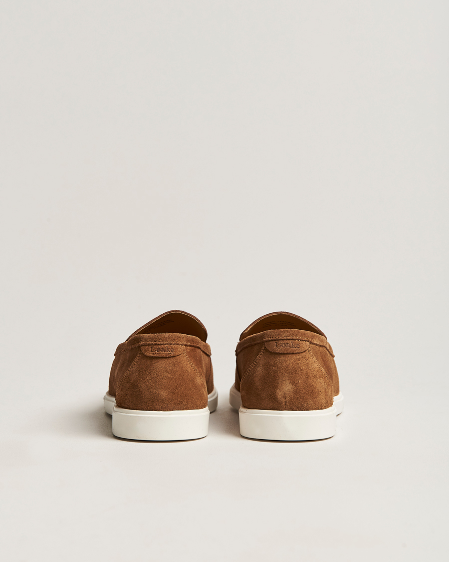 Heren | Instappers | Loake Shoemakers | Tuscany Suede Loafer Chestnut