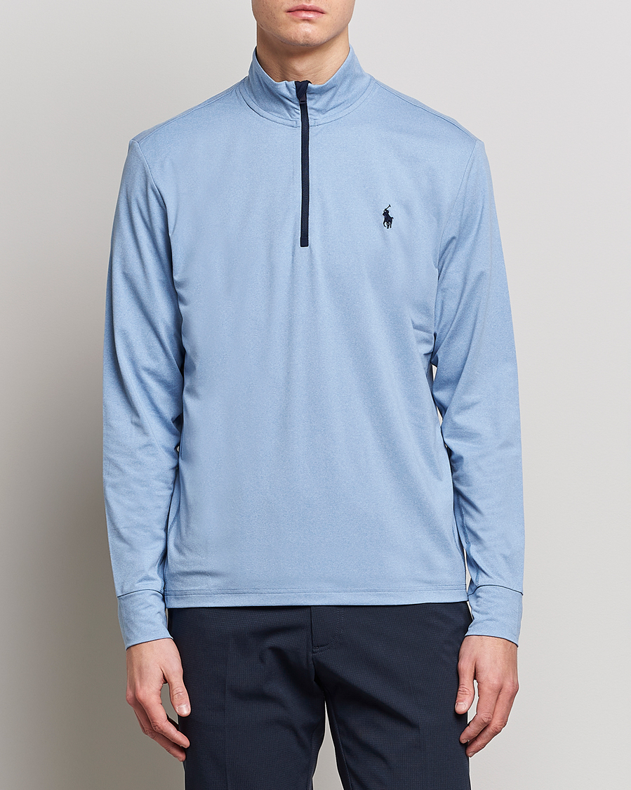 Heren | Truien | Polo Ralph Lauren Golf | Performance Stratch Half Zip Powder Blue Heather