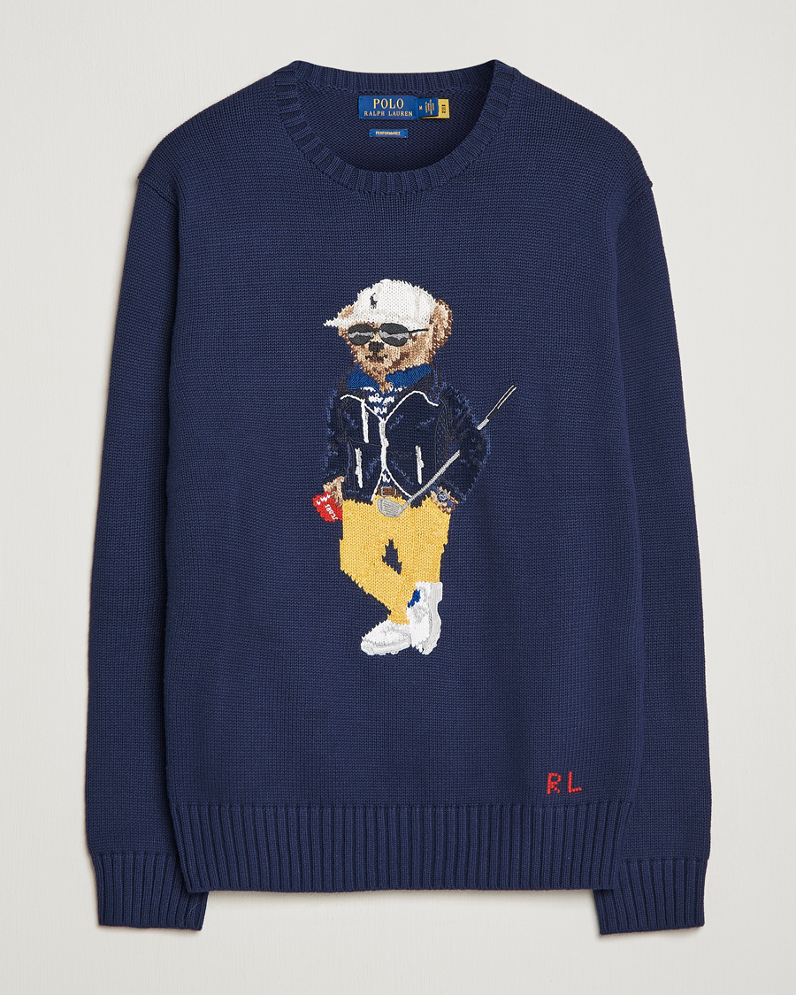 Heren | Truien | Polo Ralph Lauren Golf | Cotton Bear Knitted Sweater Refined Navy