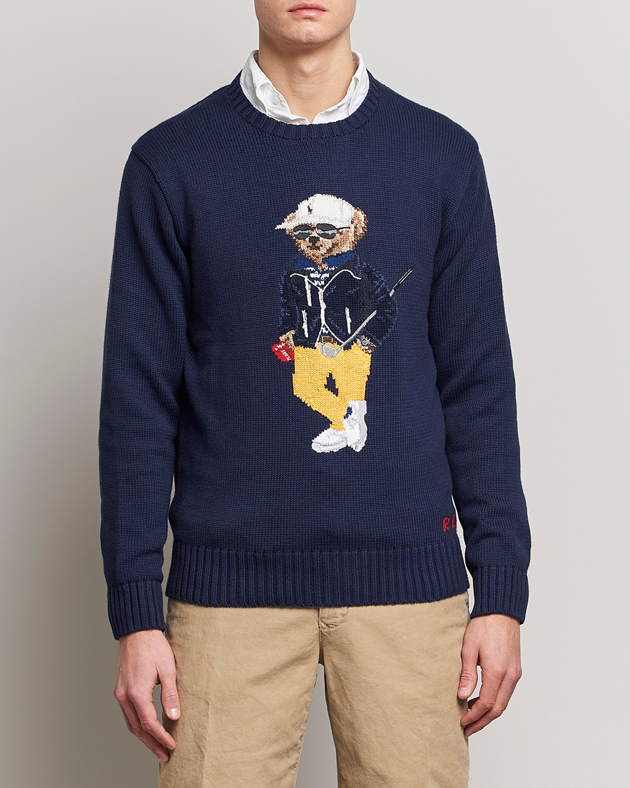 Heren | Truien | Polo Ralph Lauren Golf | Cotton Bear Knitted Sweater Refined Navy