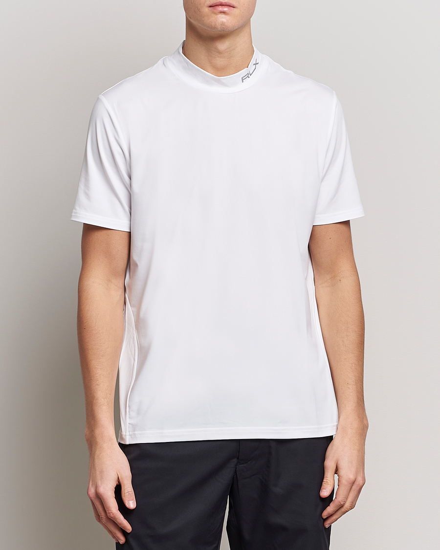Homme | T-shirts | RLX Ralph Lauren | Airflow Performance Mock Neck T-Shirt White