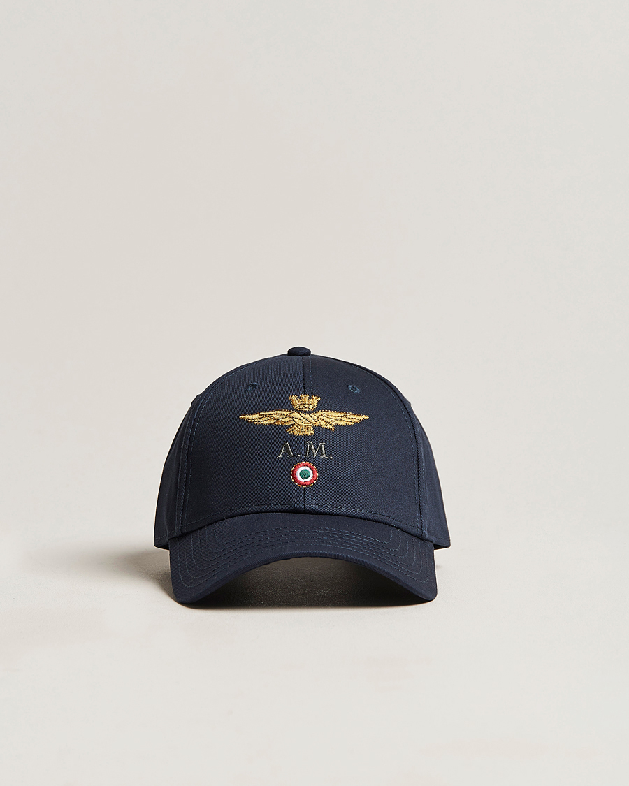 Homme | Aeronautica Militare Cotton Baseball Cap Navy | Aeronautica Militare | Cotton Baseball Cap Navy