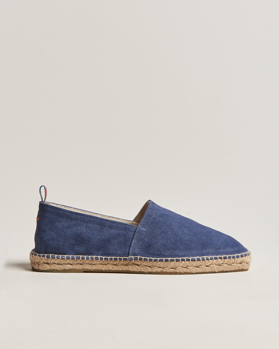 Homme | Castañer Pablo Washed Canvas Espadrilles Azul | Castañer | Pablo Washed Canvas Espadrilles Azul