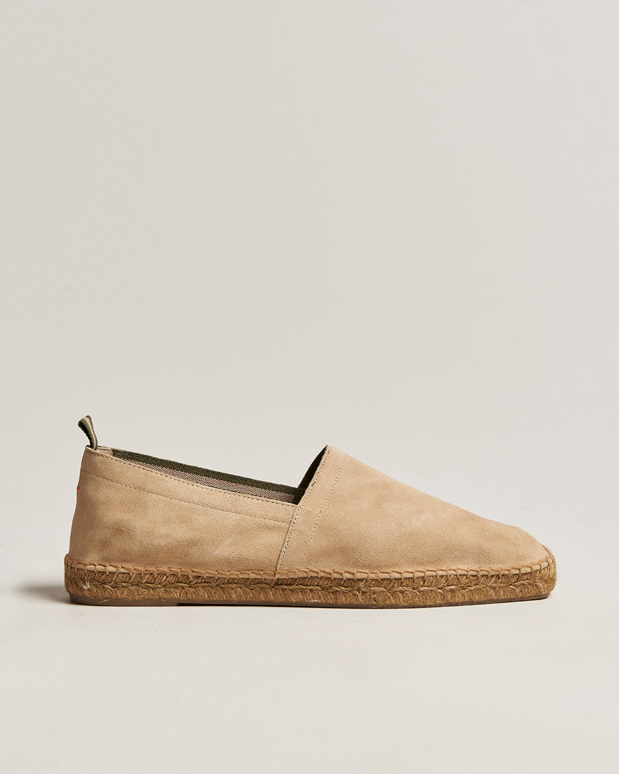 Homme | Castañer Pablo Casual Suede Espadrilles Cream | Castañer | Pablo Casual Suede Espadrilles Cream