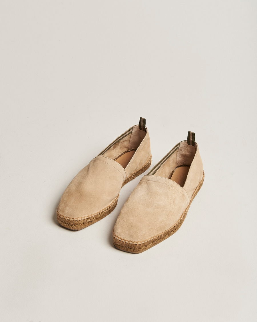 Homme | Castañer Pablo Casual Suede Espadrilles Cream | Castañer | Pablo Casual Suede Espadrilles Cream