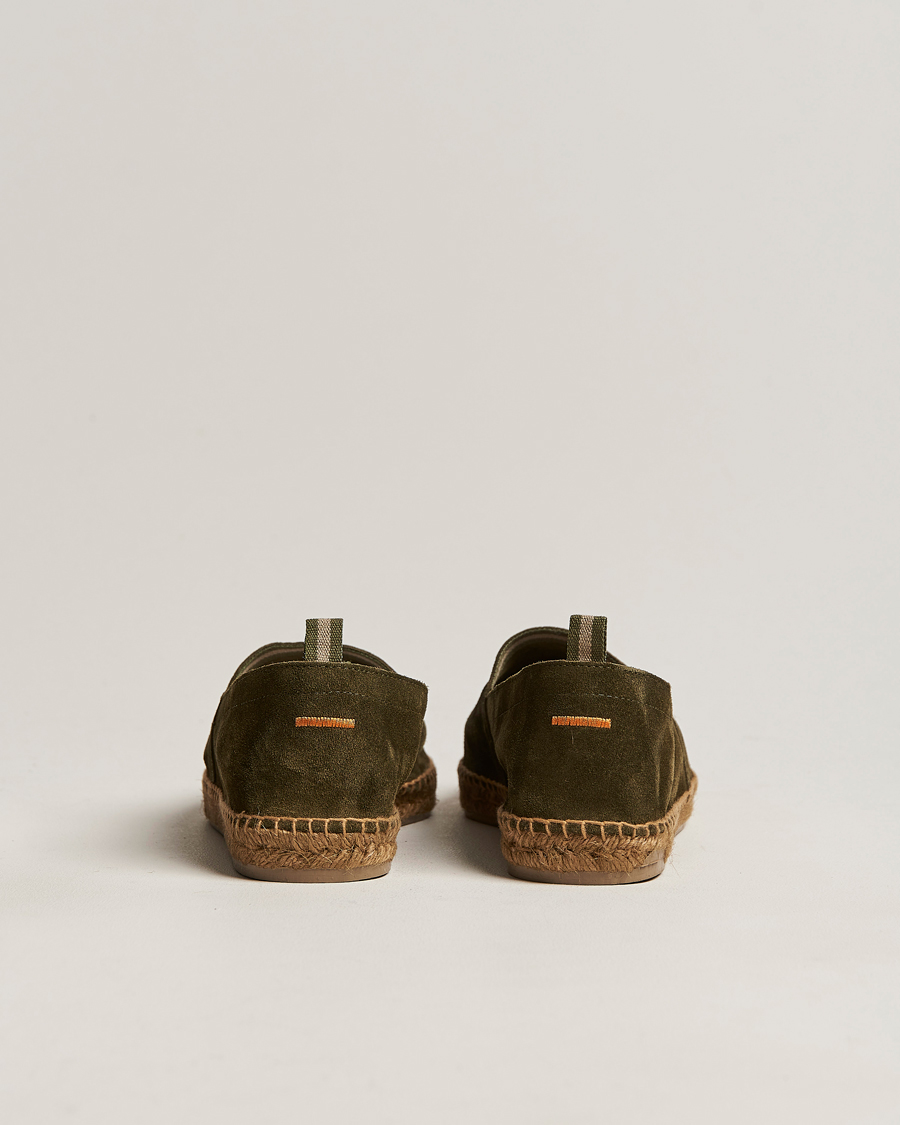 Homme | Castañer Pablo Casual Suede Espadrilles Musgo | Castañer | Pablo Casual Suede Espadrilles Musgo
