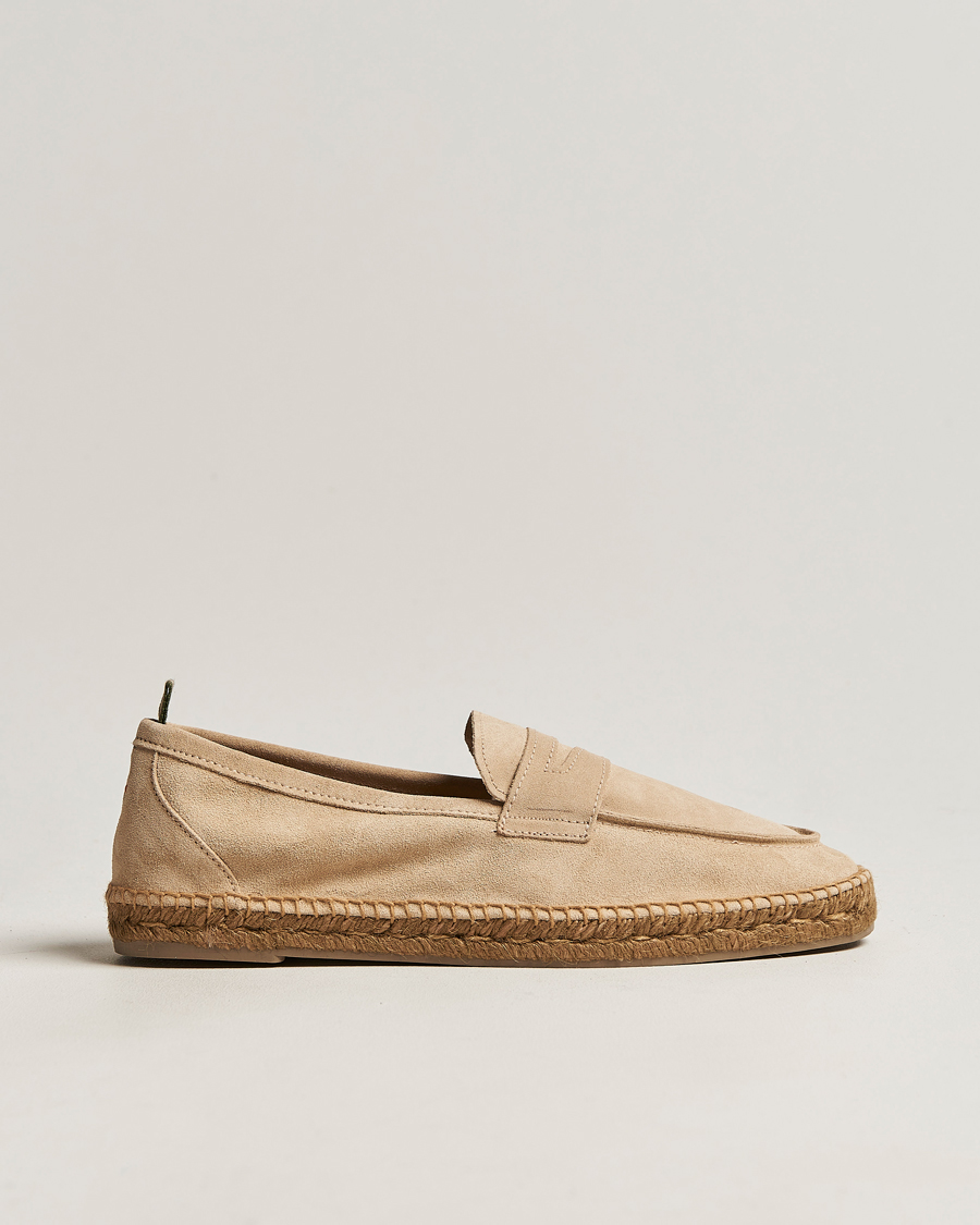 Homme | Castañer Nacho Casual Suede Loafers Cream | Castañer | Nacho Casual Suede Loafers Cream