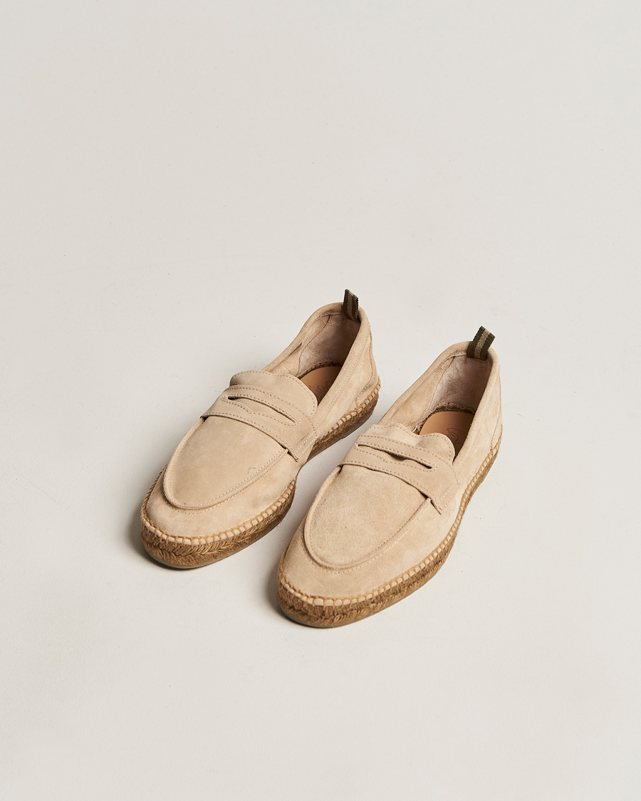 Homme | Castañer Nacho Casual Suede Loafers Cream | Castañer | Nacho Casual Suede Loafers Cream