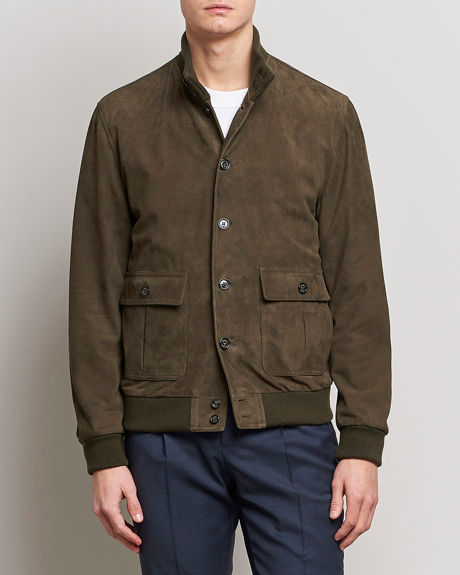 Homme | Manteaux Et Vestes | Valstar | Valstarino Suede Jacket Muschio