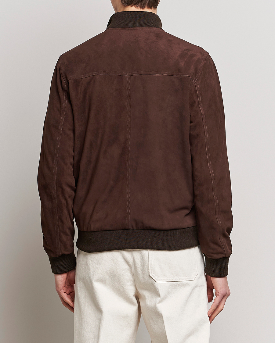 Heren | Jassen | Valstar | Valstarino Suede Jacket Dark Brown