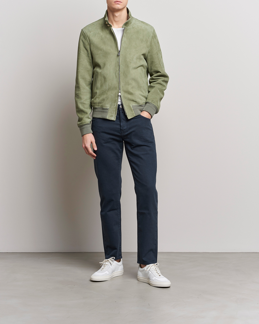 Homme | Manteaux Et Vestes | Valstar | Suede Zip Blouson Cardo