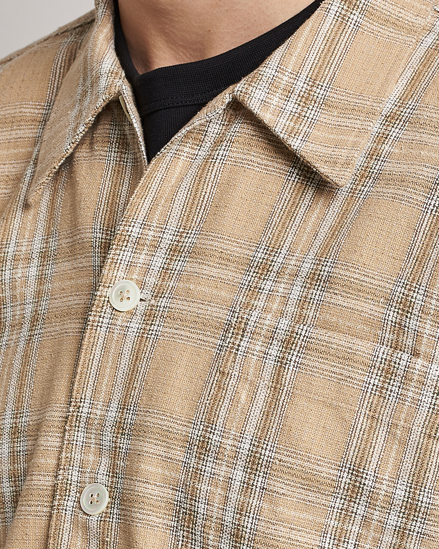 Homme | Chemises | Sunflower | Spacey Long Sleeve Shirt Khaki Check