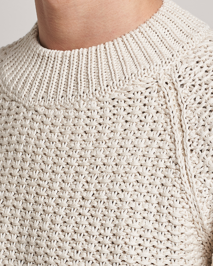 Homme | Pulls Et Tricots | Sunflower | Tape Heavy Sweater Off White