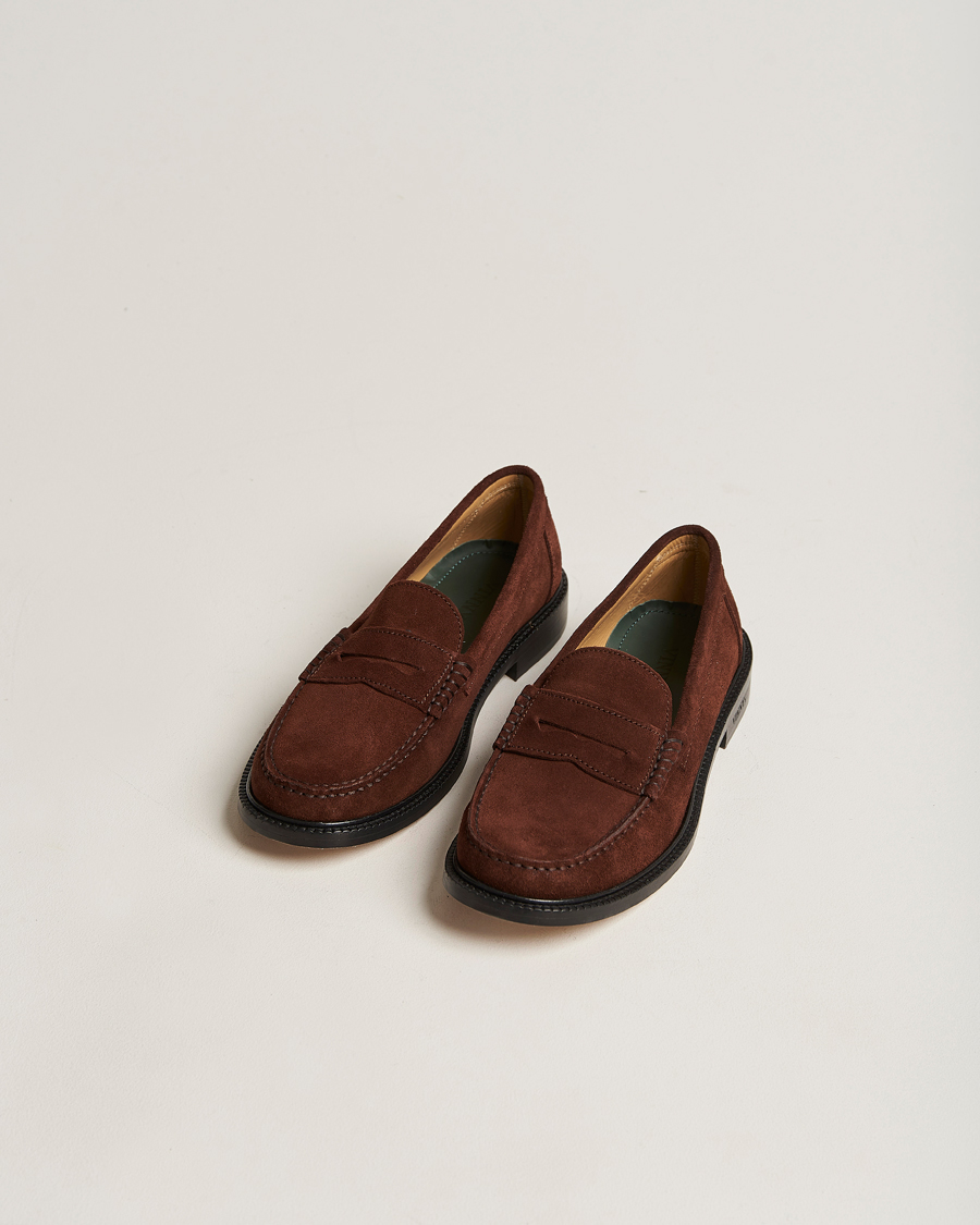 Heren | VINNY's Yardee Moccasin Loafer Brown Suede | VINNY's | Yardee Moccasin Loafer Brown Suede