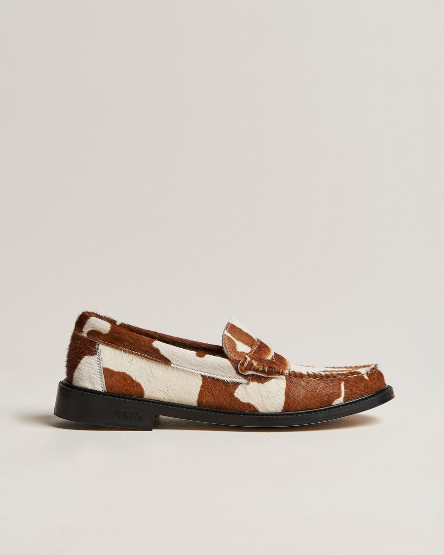 Homme | VINNY's Yardee Moccasin Loafer Spotted Pony Hair | VINNY's | Yardee Moccasin Loafer Spotted Pony Hair