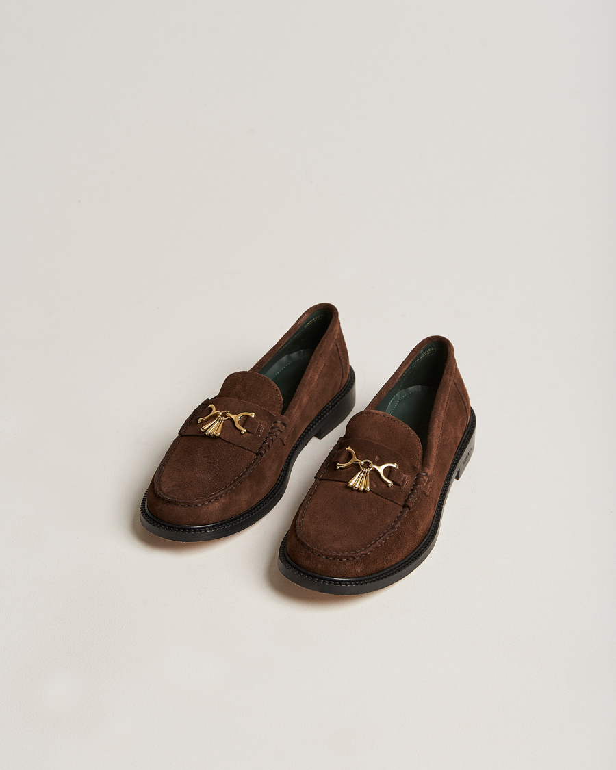 Homme | VINNY's Luxe Moccasin Loafer Dark Brown Suede | VINNY's | Luxe Moccasin Loafer Dark Brown Suede