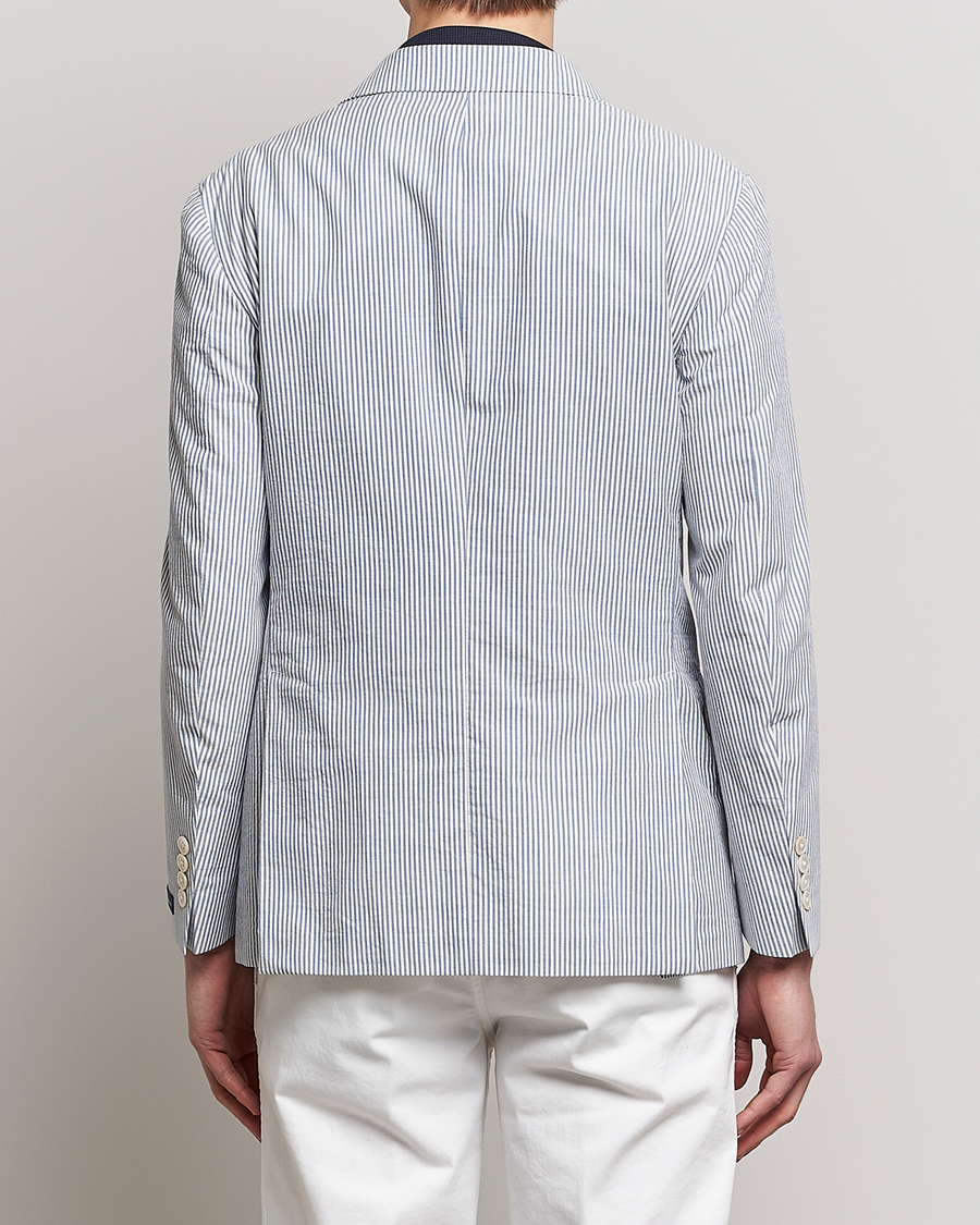 Heren | Blazers | Polo Ralph Lauren | Cotton Seersucker Sportcoat Cream/Antique Blue