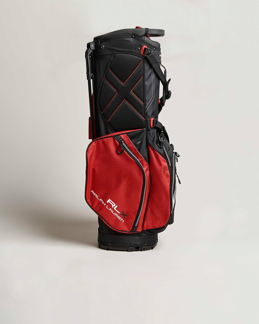 Heren | RLX Ralph Lauren Stand Golf Bag Black/Red | RLX Ralph Lauren | Stand Golf Bag Black/Red