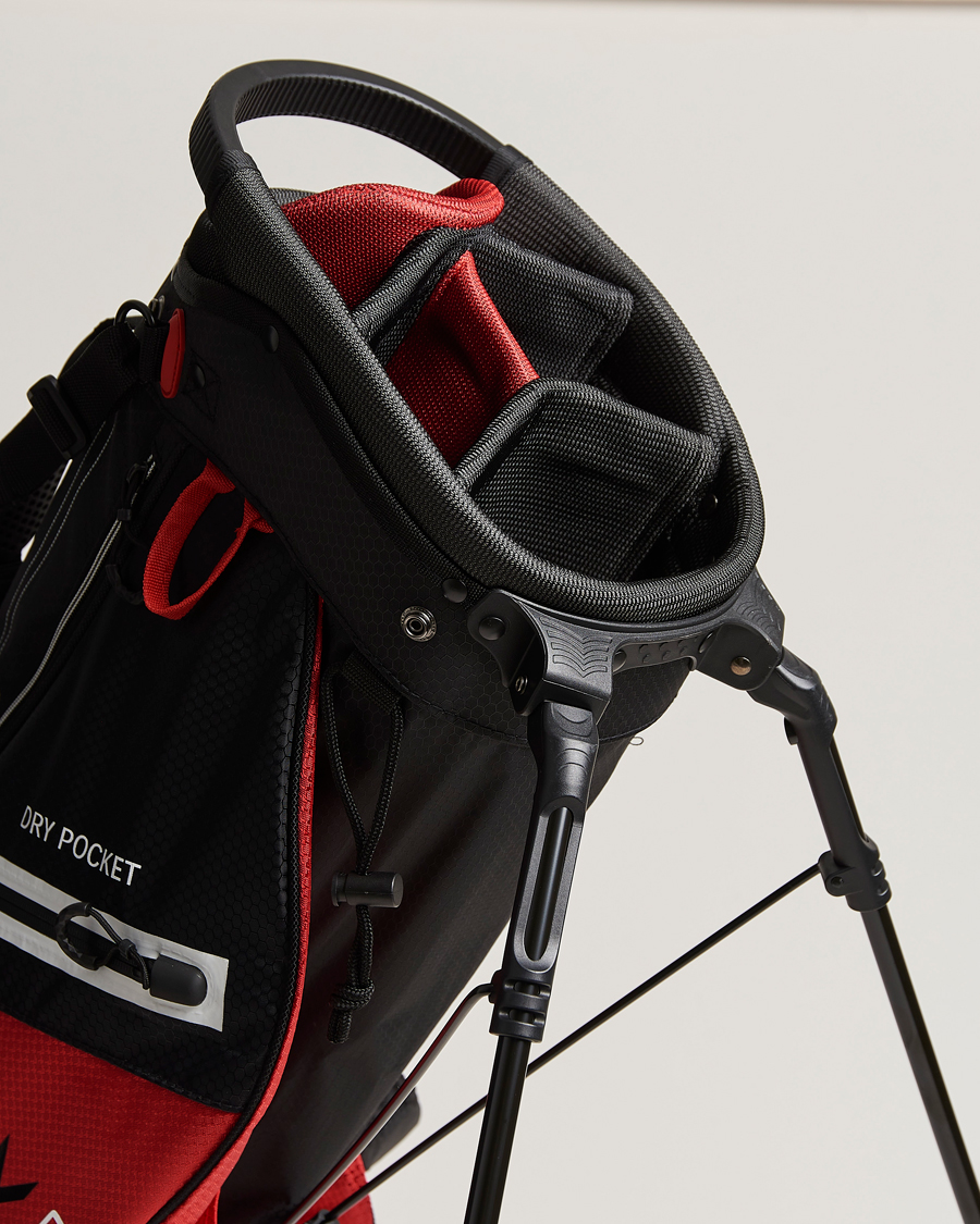 Heren | RLX Ralph Lauren Stand Golf Bag Black/Red | RLX Ralph Lauren | Stand Golf Bag Black/Red