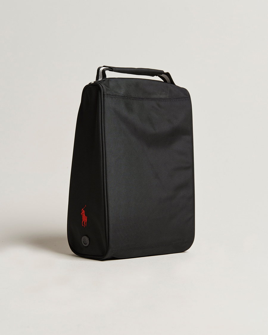 Homme | RLX Ralph Lauren Golf Shoe Bag Black | RLX Ralph Lauren | Golf Shoe Bag Black