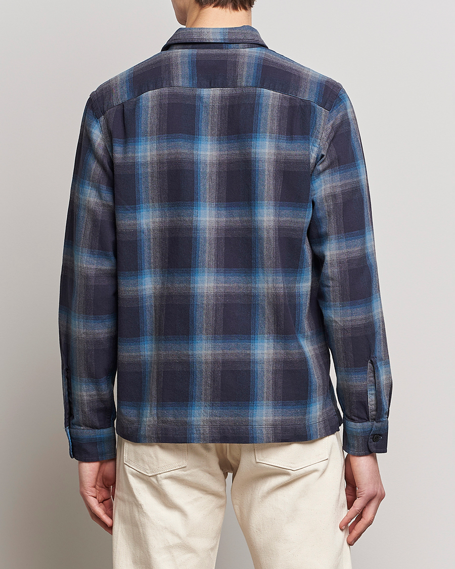 Homme | Chemises | RRL | Towns Camp Overshirt Black/Blue