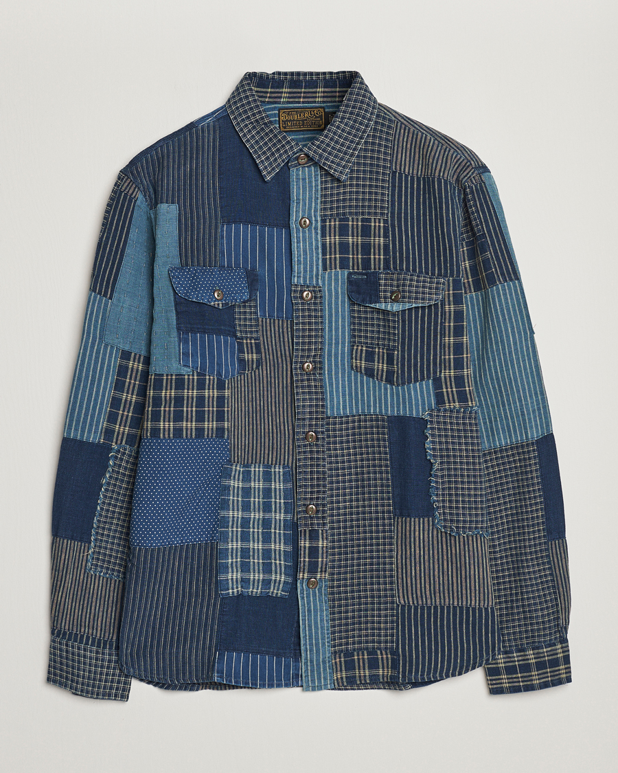 Homme | Chemises | RRL | Sweet Orr Overshirt Indigo Patchwork