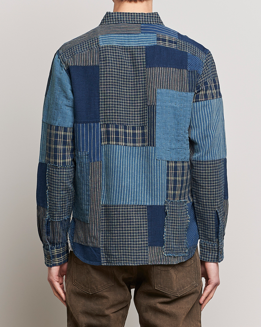 Homme | Chemises | RRL | Sweet Orr Overshirt Indigo Patchwork