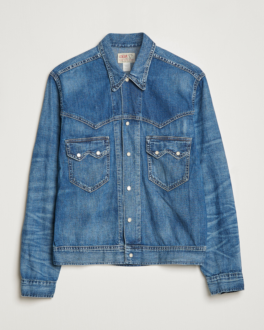 Homme | Manteaux Et Vestes | RRL | Sawtooth Unlined Denim Jacket Hawson Wash