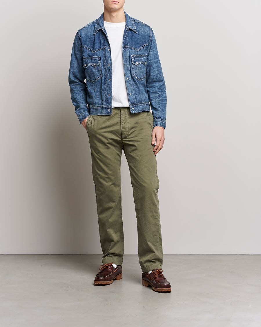Homme | Manteaux Et Vestes | RRL | Sawtooth Unlined Denim Jacket Hawson Wash