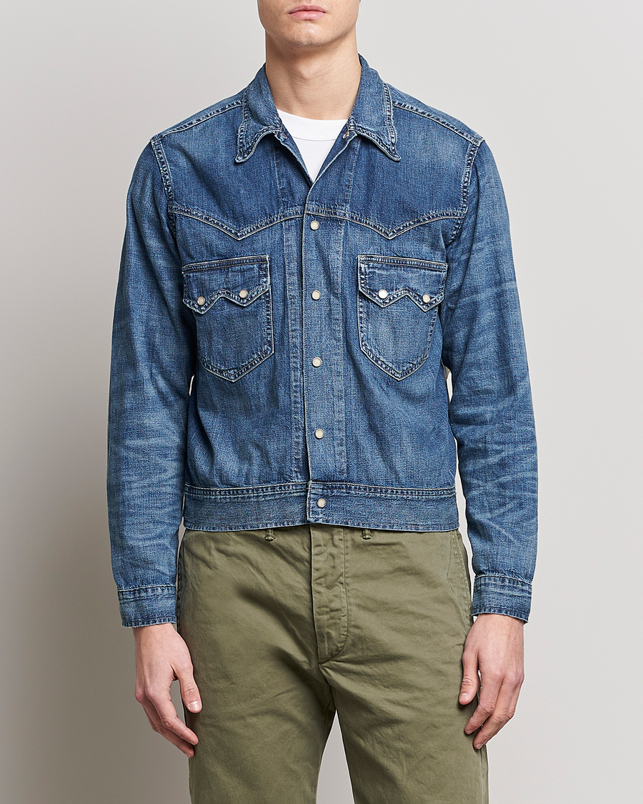 Homme | Manteaux Et Vestes | RRL | Sawtooth Unlined Denim Jacket Hawson Wash