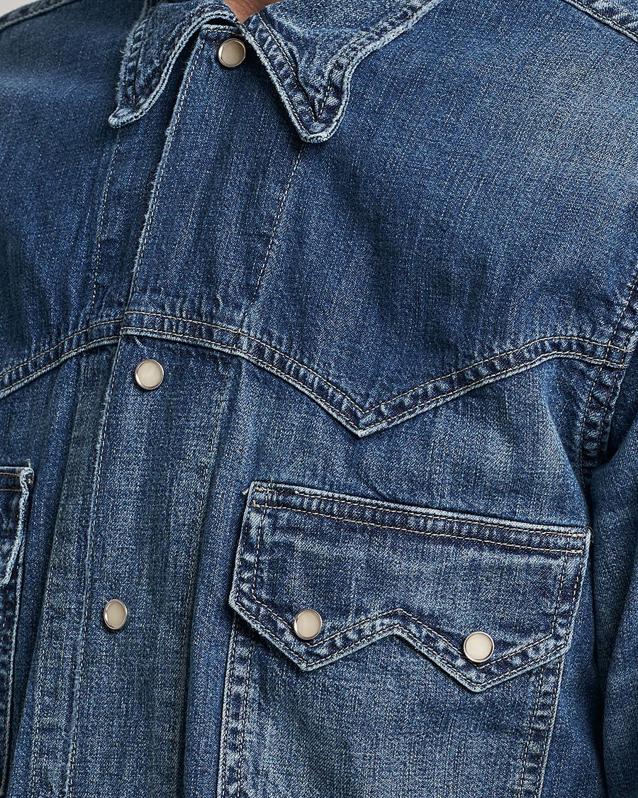 Homme | Manteaux Et Vestes | RRL | Sawtooth Unlined Denim Jacket Hawson Wash