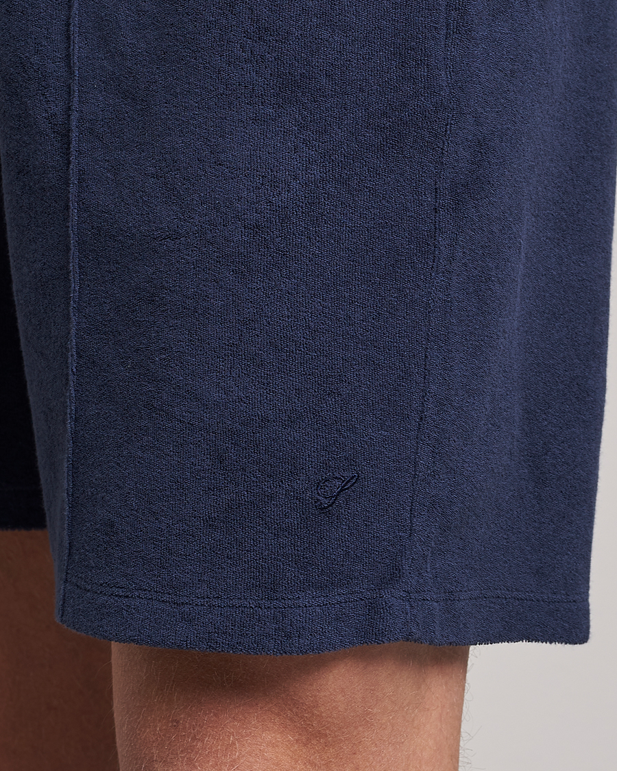 Heren | Korte broek | Stenströms | Terry Cotton Shorts Navy