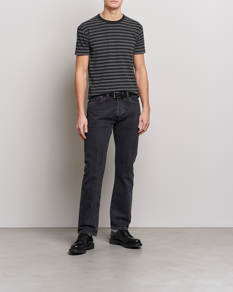 Homme | T-shirts | RRL | Washed Pocket Tee Rinsed Indigo