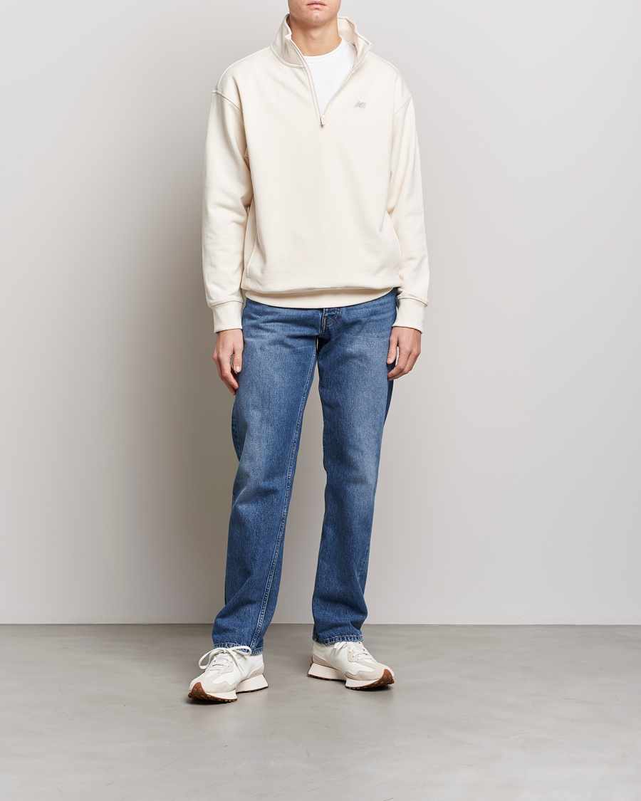 Homme | Pulls Et Tricots | New Balance | Athletics 90s 1/4 Zip Sweater Greige