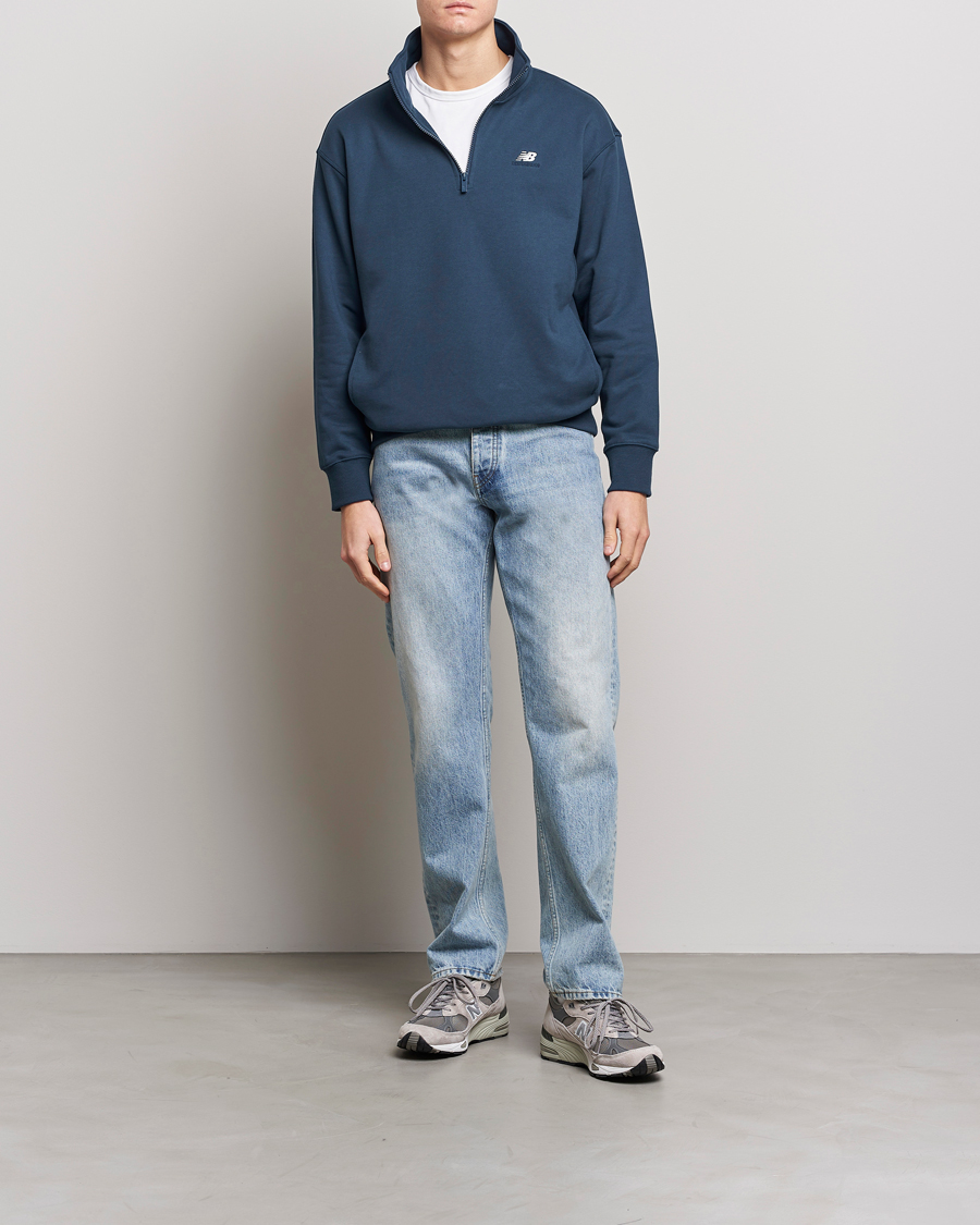 Homme | Pulls Et Tricots | New Balance | Athletics 90s 1/4 Zip Sweater Navy