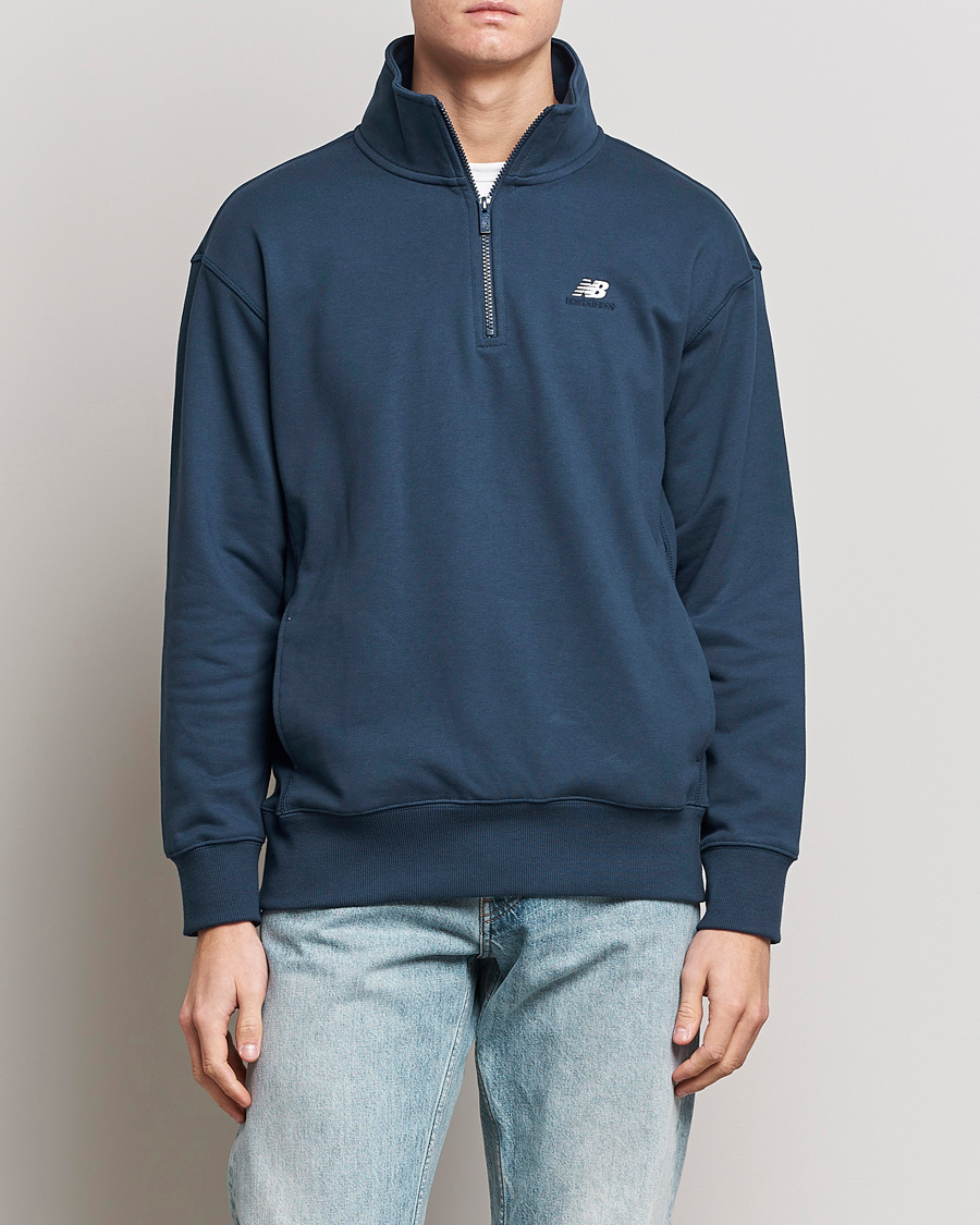 Homme | Pulls Et Tricots | New Balance | Athletics 90s 1/4 Zip Sweater Navy