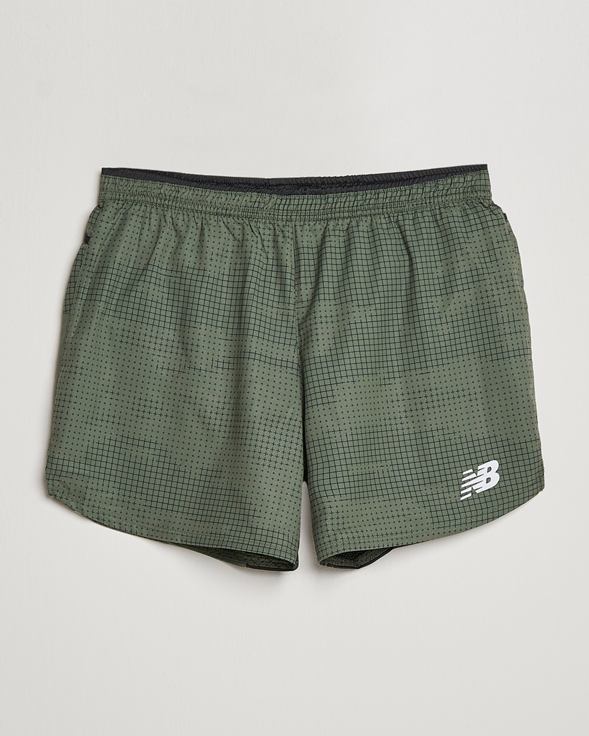 Homme | Shorts | New Balance Running | Impact Run 5 Inch Shorts Deep Olive