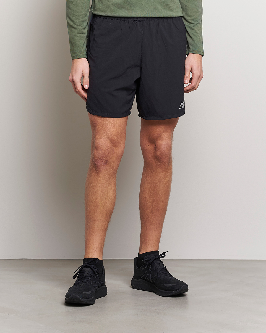 Homme | Shorts | New Balance Running | New Balance Impact Run 7 Inch Shorts Black