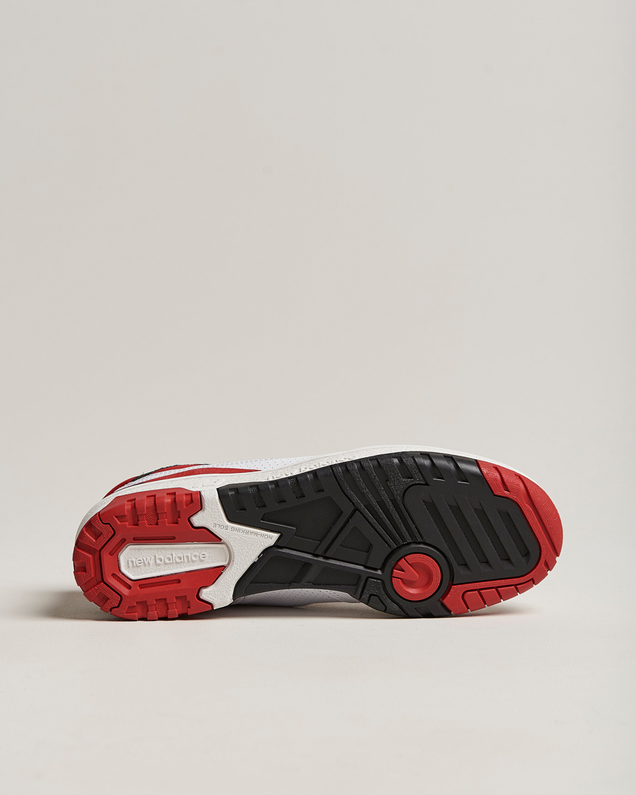 Homme | New Balance 550 Sneakers White/Red | New Balance | 550 Sneakers White/Red