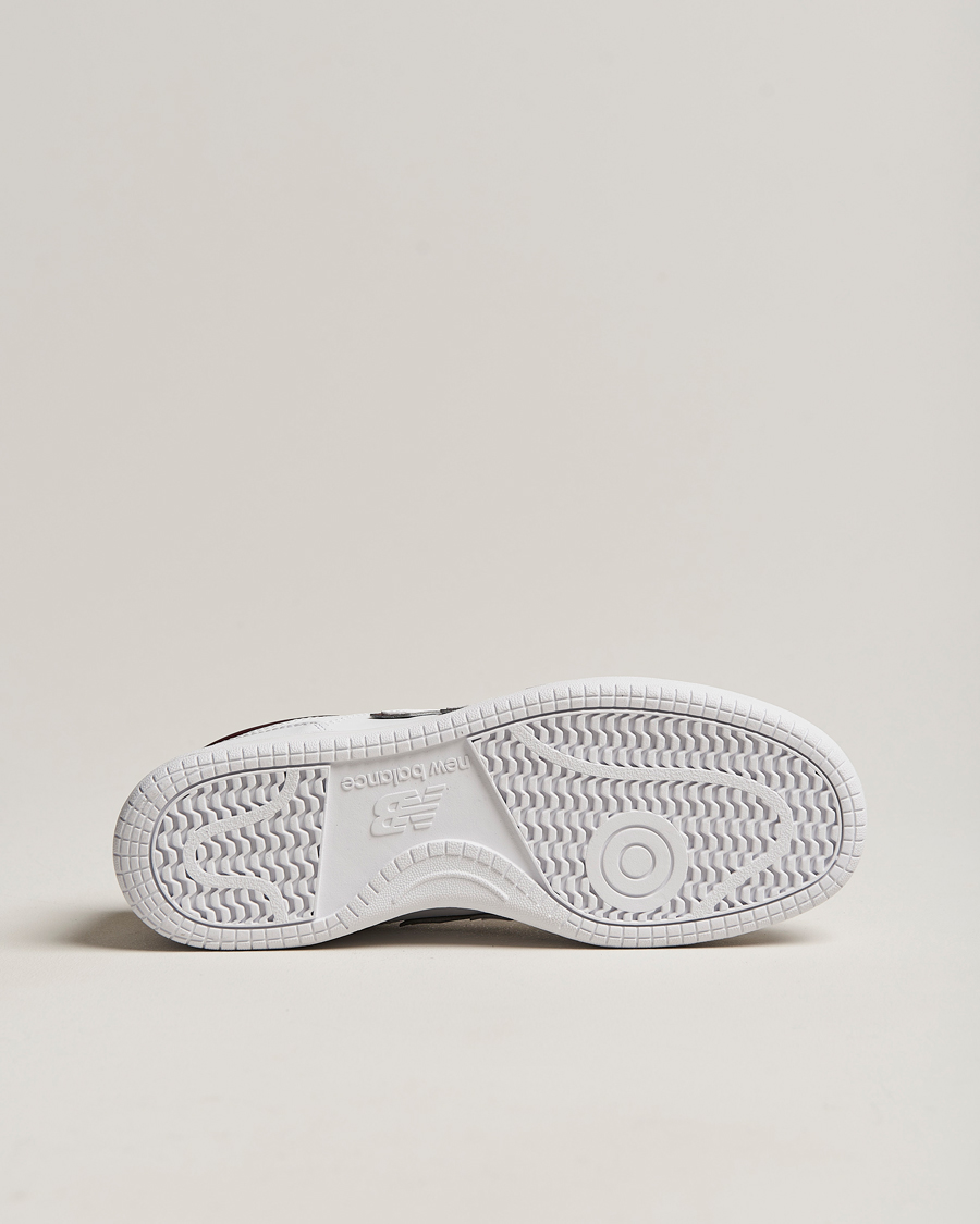 Homme | New Balance 480 Sneakers White/Burgundy | New Balance | 480 Sneakers White/Burgundy