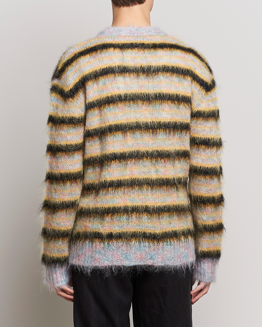 Homme | Pulls Et Tricots | Marni | Striped Mohair Cardigan Multicolor