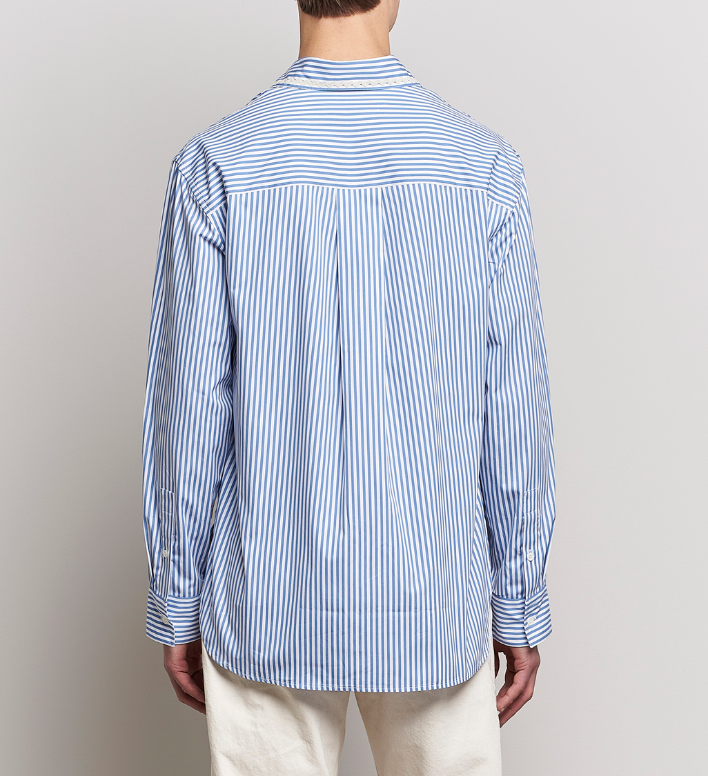 Homme | Chemises | Marni | Striped Pocket Shirt Iris Blue