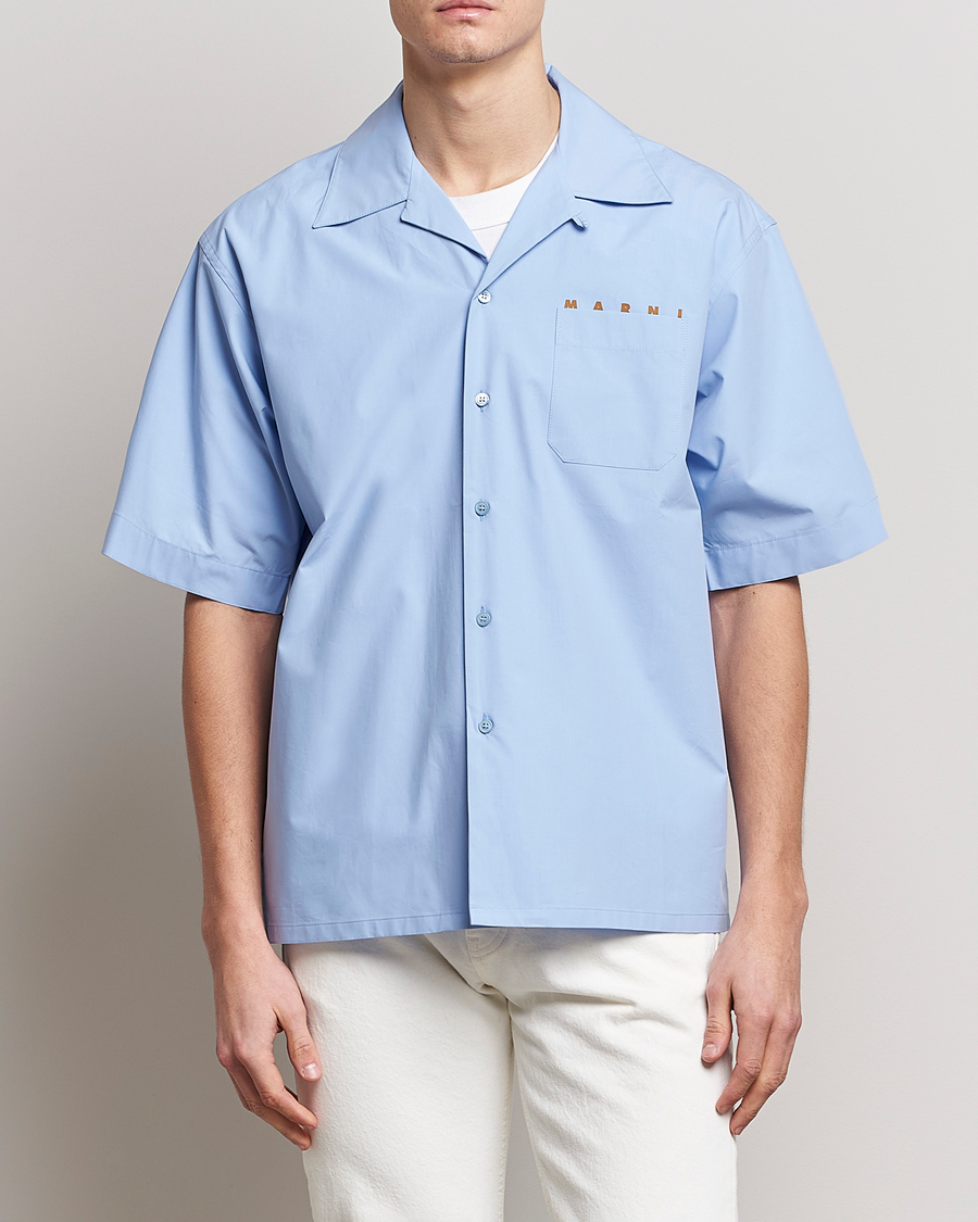 Homme | Chemises | Marni | Bowling Shirt Iris Blue