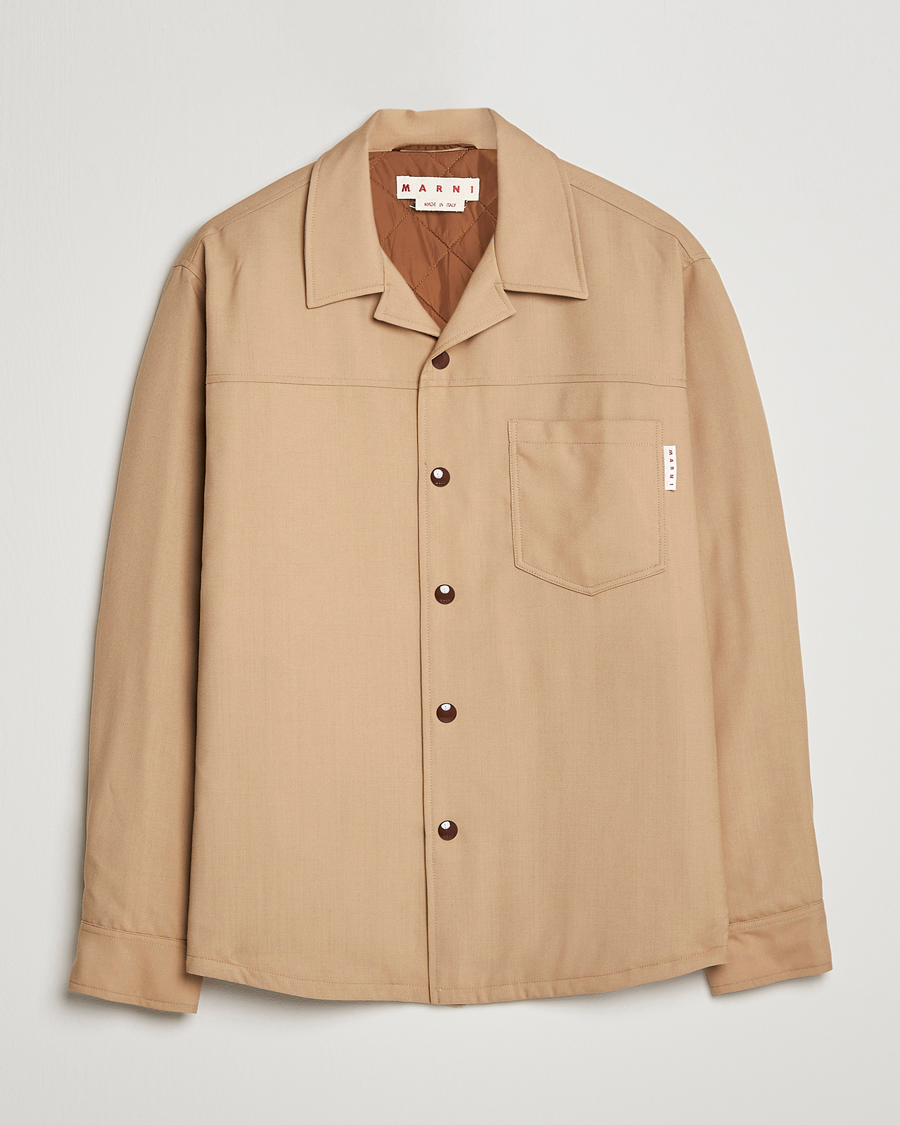 Heren | Jassen | Marni | Virgin Wool Shirt Jacket Dijon