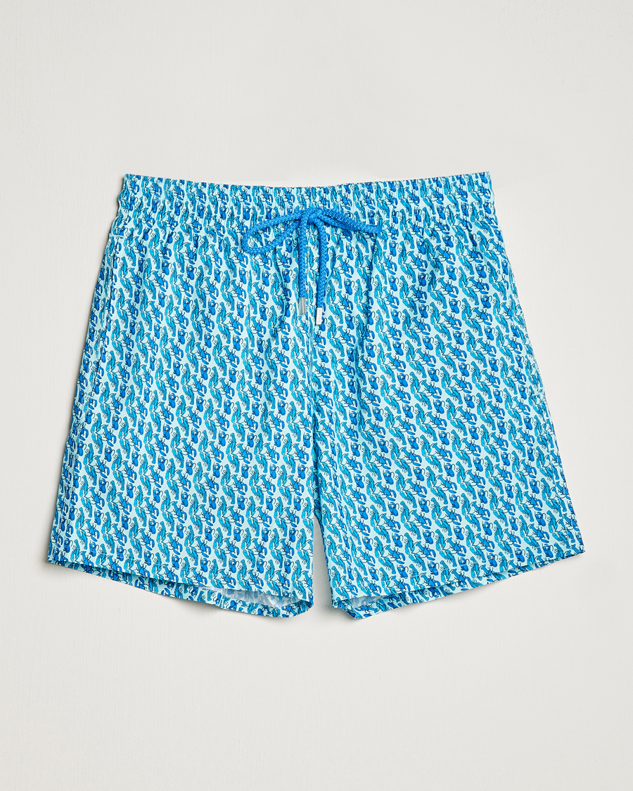 Homme | Maillots De Bain | Vilebrequin | Mahina Swimshorts Thalassa Blue