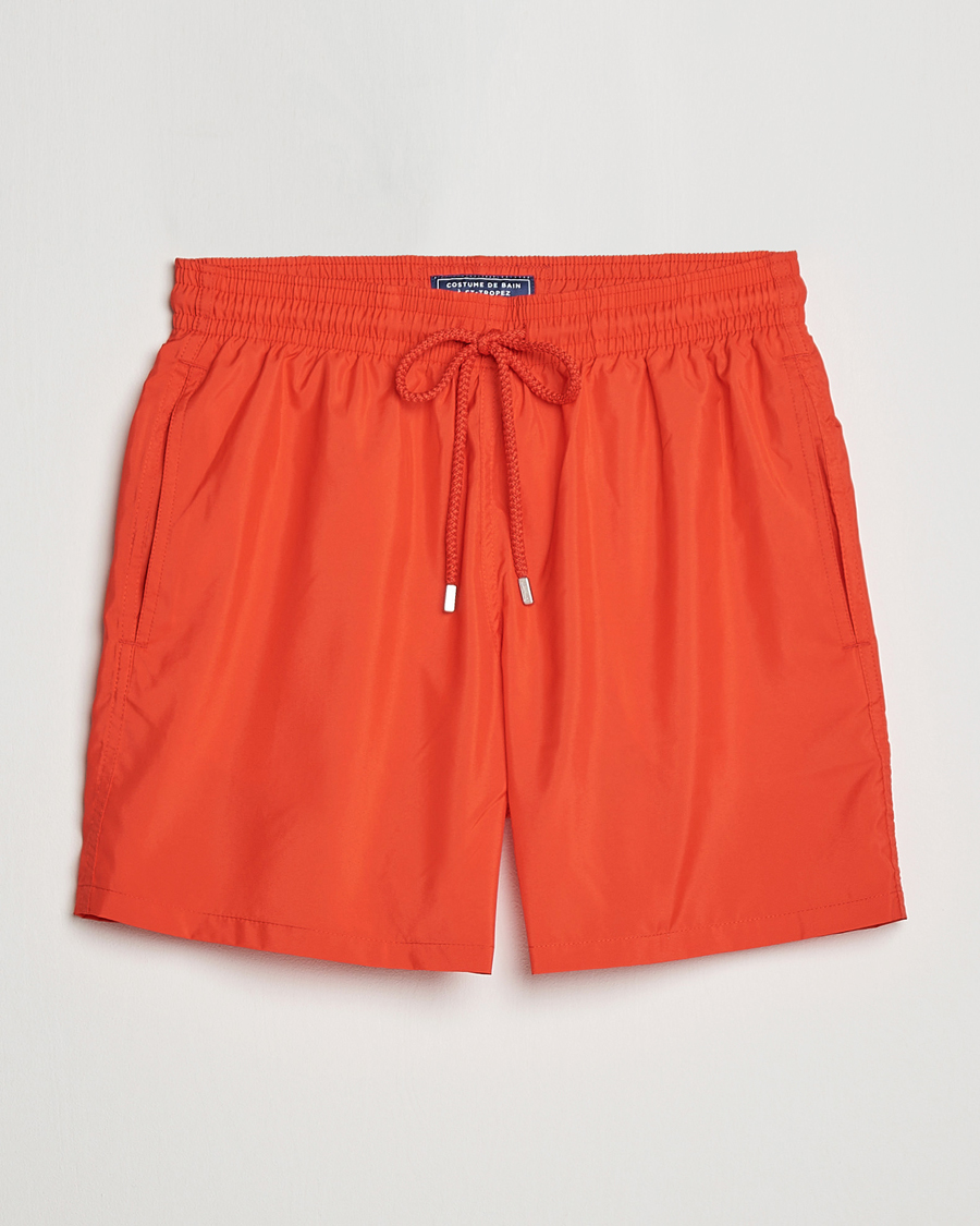 Homme | Maillots De Bain | Vilebrequin | Mahina Swimshorts Coquelicot