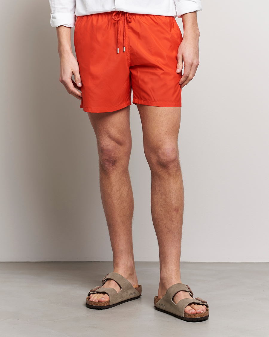 Homme | Maillots De Bain | Vilebrequin | Mahina Swimshorts Coquelicot