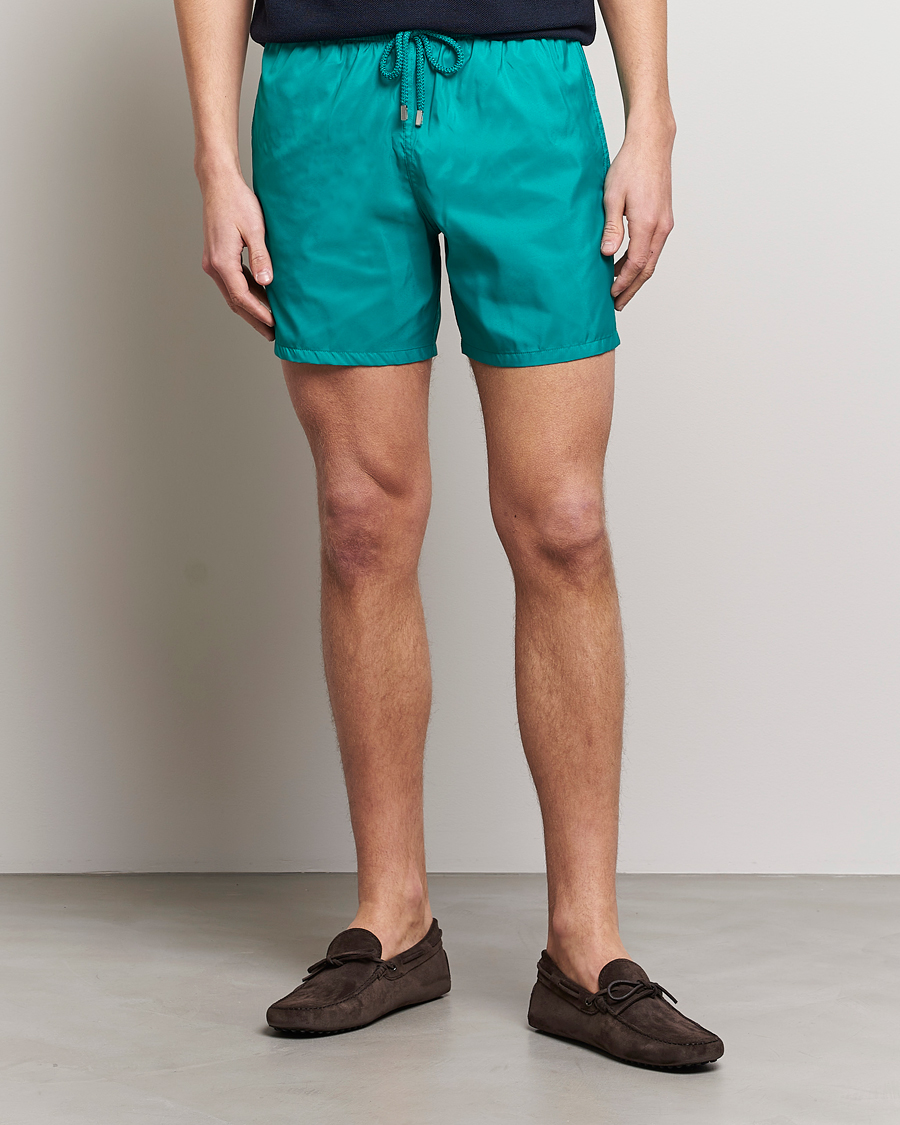 Homme | Maillots De Bain | Vilebrequin | Mahina Swimshorts Emeraude