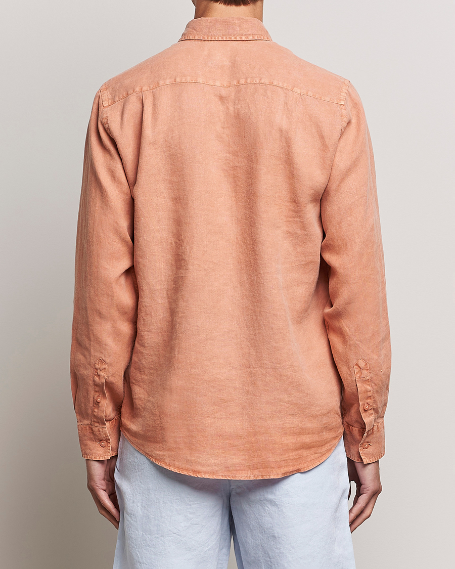 Homme | Chemises | Vilebrequin | Caroubis Linen Shirt Pottery