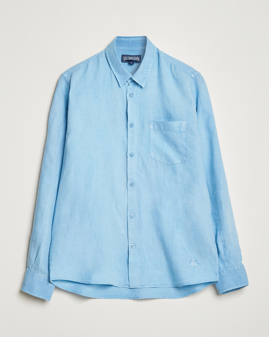 Homme | Chemises | Vilebrequin | Caroubis Linen Shirt Source